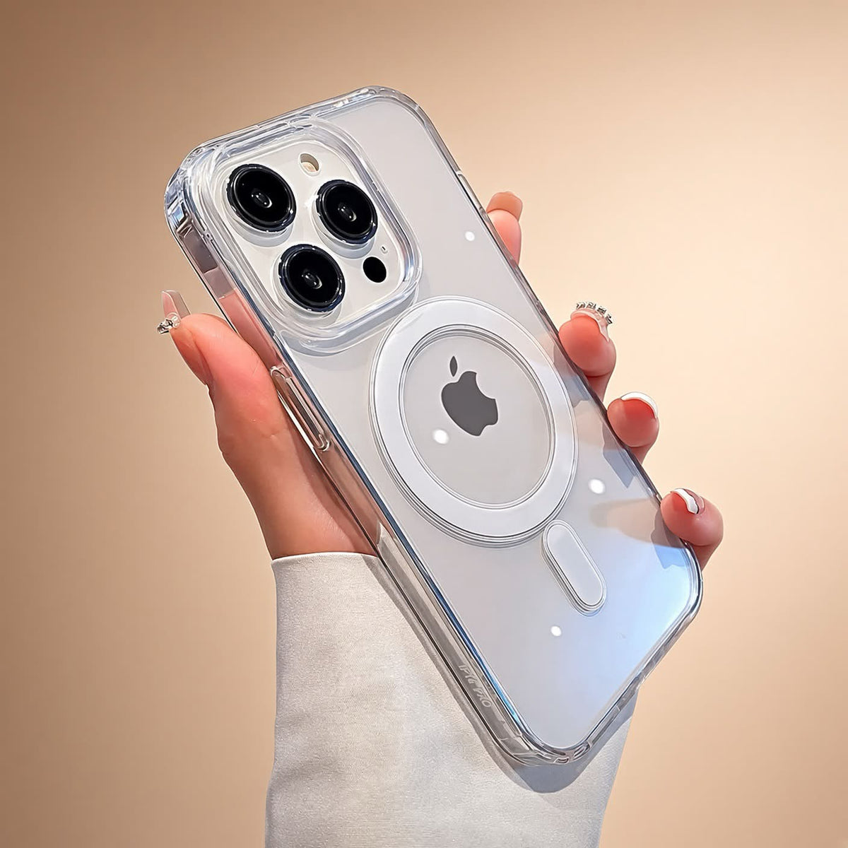 KOVR Clear — coque transparente, polycarbonate + TPU